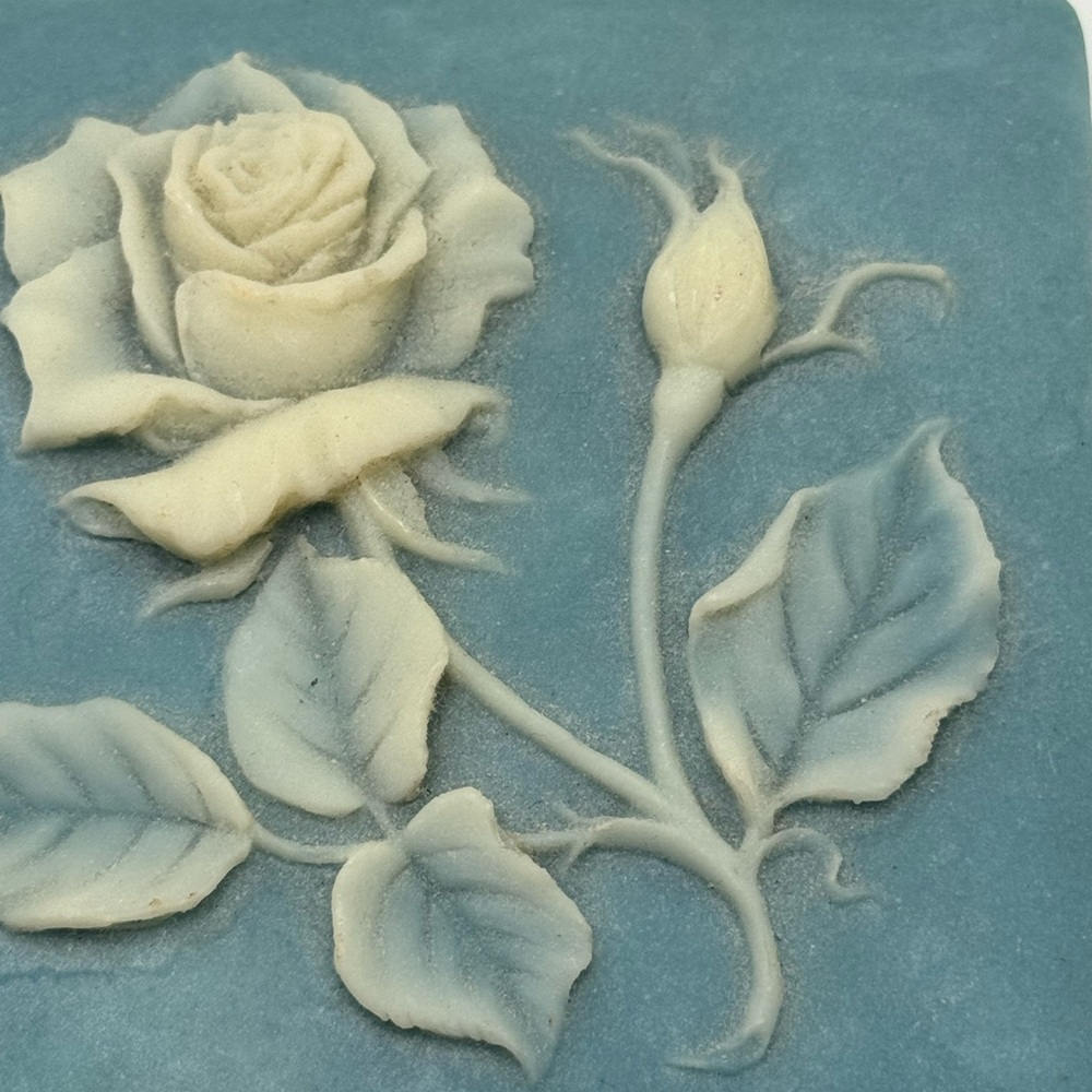 Vintage Incolay Stone Trinket/Jewelry Box - Picture 9 of 11